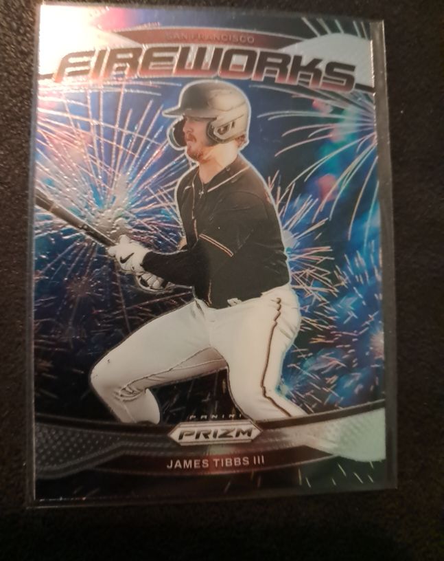 2025 Panini Prizm #10 James Tibbs III Fireworks — front
