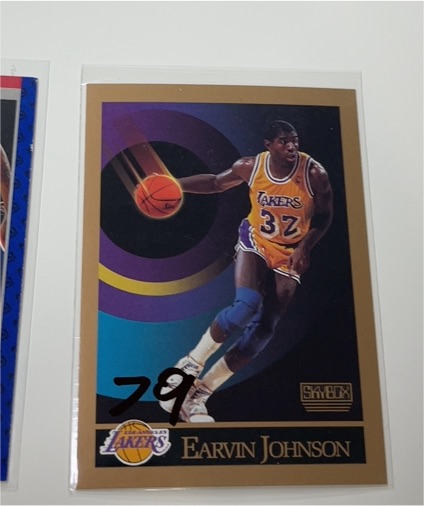 1990-91 SkyBox #138 Earvin Johnson — front