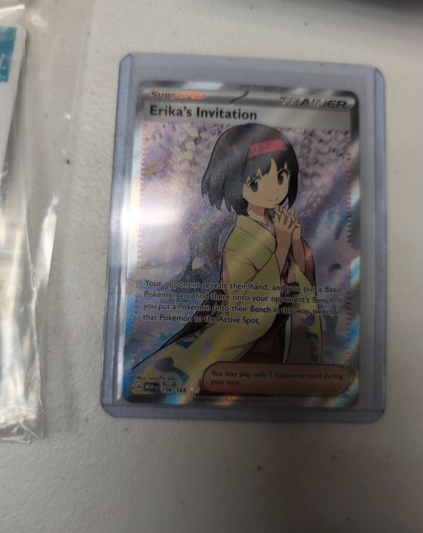 2023 Pokémon TCG Scarlet & Violet 151 #196 Erika's Invitation — front