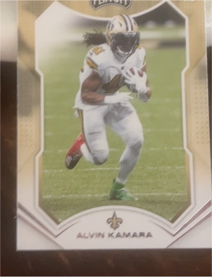 2021 Panini Playoff Football #166 Alvin Kamara — front