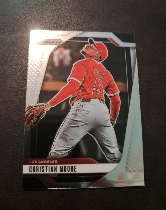 2025 Panini Prizm #162 Christian Moore — front
