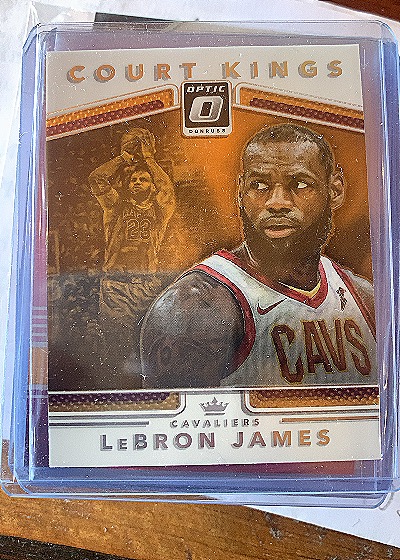 2017-18 Donruss Optic Court Kings #5 LeBron James — front