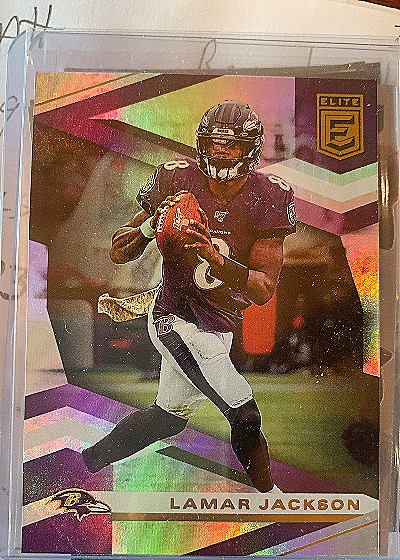 2020 Panini Donruss Elite #19 Lamar Jackson — front