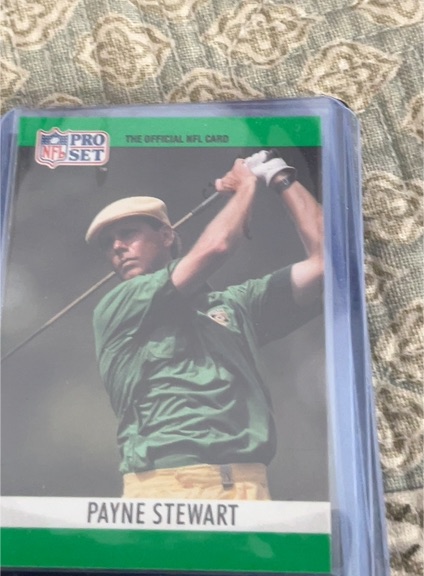 1990 Pro Set Special #1 Payne Stewart — front