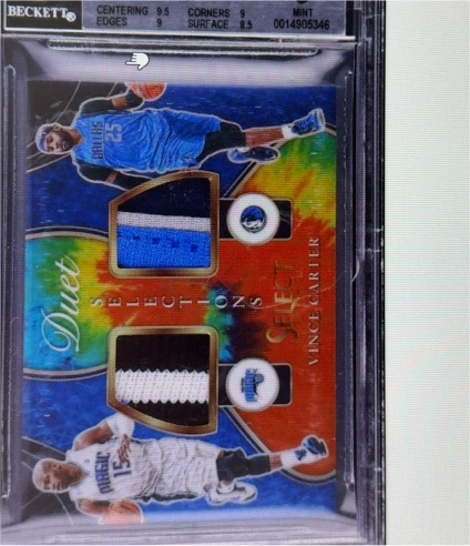 2014 Panini Select Duet Vince Carter — front