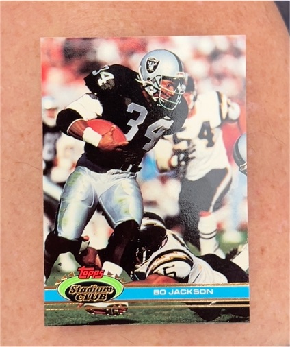 1991 Topps Stadium Club #462 Bo Jackson — front