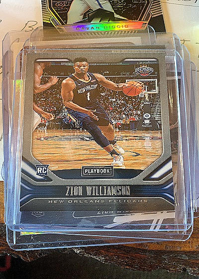 2019-20 Panini Chronicles Playbook #169 Zion Williamson — front
