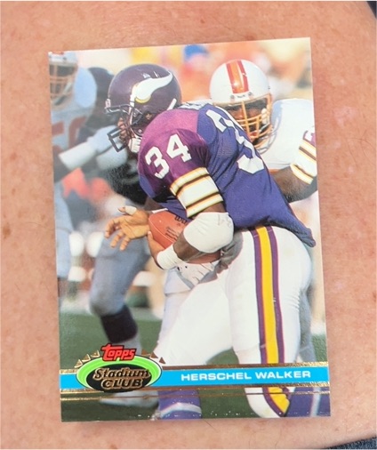 1991 Topps Stadium Club #401 Herschel Walker — front
