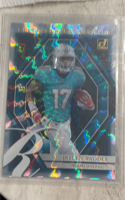 2021 Panini Donruss Elite Series Rookies #ESR-JWA Jaylen Waddle — front