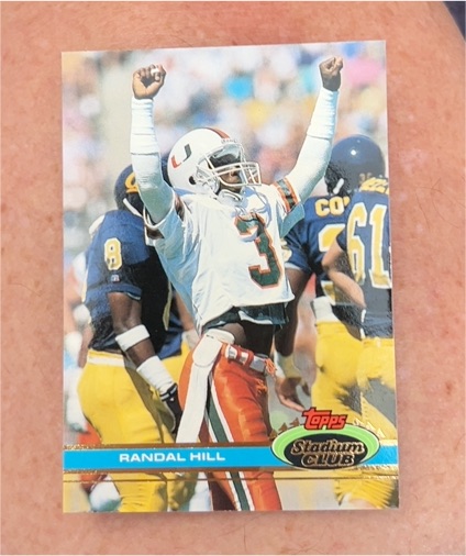 1991 Topps Stadium Club #173 Randal Hill — front
