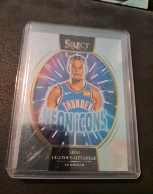 2024-25 Panini Select #10 Shai Gilgeous-Alexander Neon Icons — front