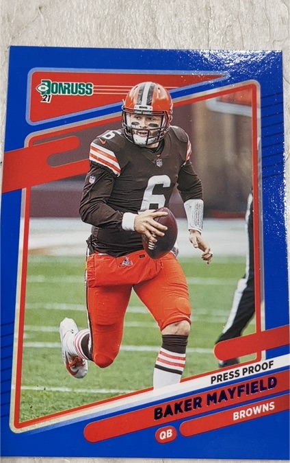 2021 Donruss #195 Baker Mayfield — front