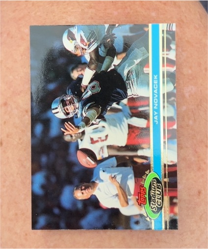 1991 Topps Stadium Club #120 Jay Novacek — front