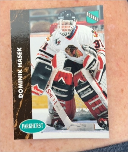 1991-92 Parkhurst #263 Dominik Hasek Rookie — front