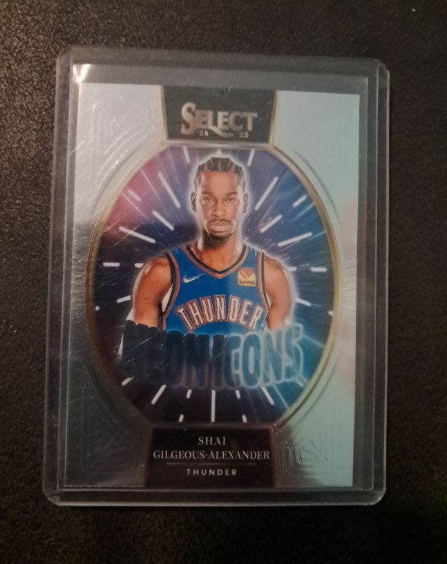 2024-25 Panini Select #10 Shai Gilgeous-Alexander Neon Icons — front