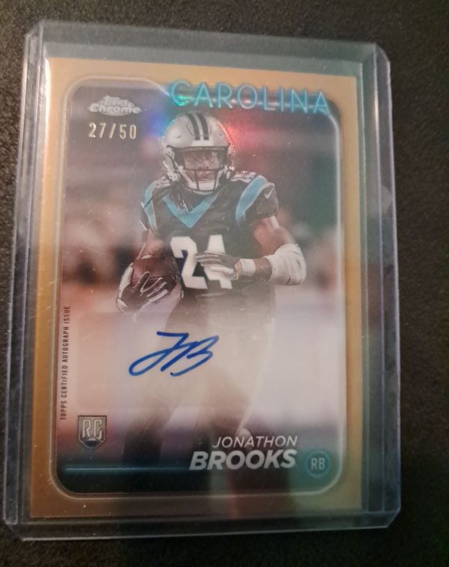 2024 Topps Chrome Rookie Autographs #RA-JBR Jonathon Brooks — front