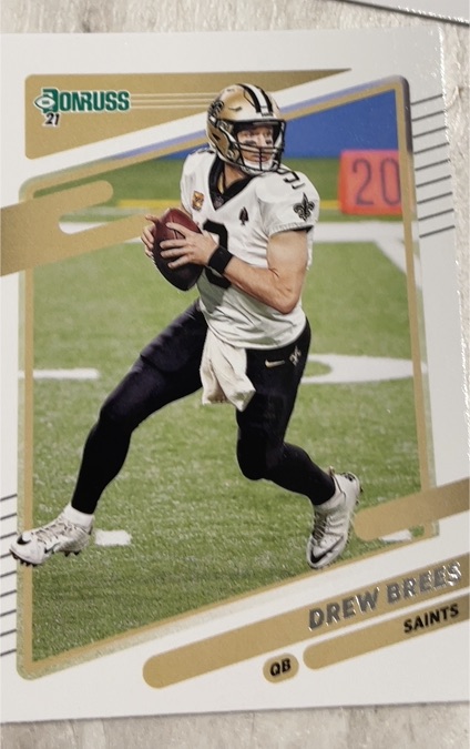 2021 Donruss #93 Drew Brees — front