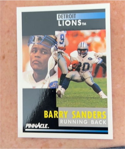 1991 Pinnacle #250 Barry Sanders — front