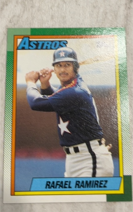 1990 Topps #558 Rafael Ramirez — front