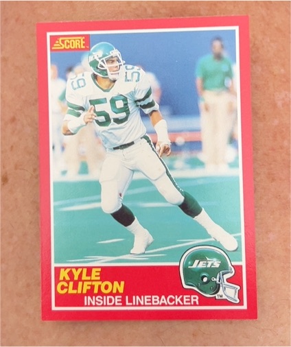 1989 Score #163 Kyle Clifton — front