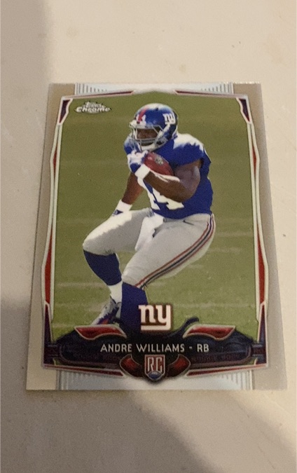 2014 Topps Chrome #154 Andre Williams RC — front