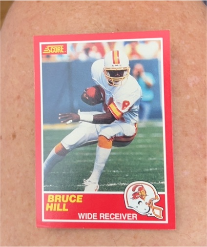 1989 Score #115 Bruce Hill — front