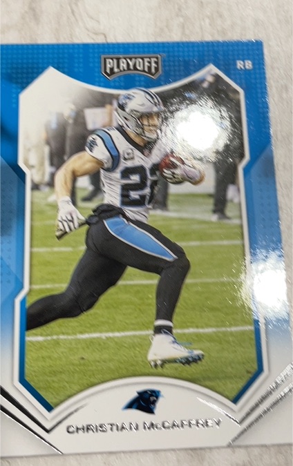 2021 Panini Playoff #158 Christian McCaffrey — front