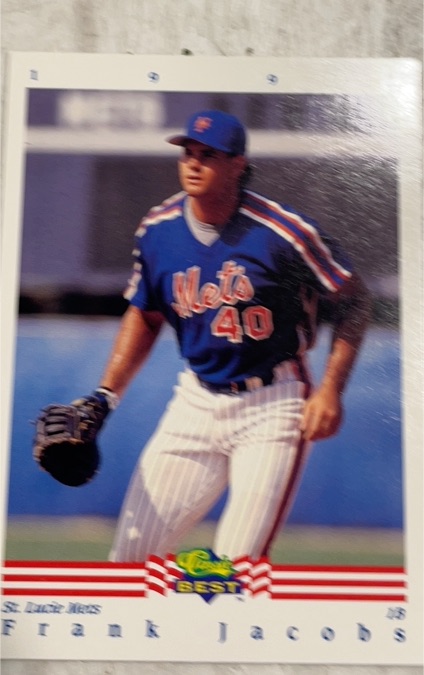 1992 Classic Best #274 Frank Jacobs St. Lucie Mets — front