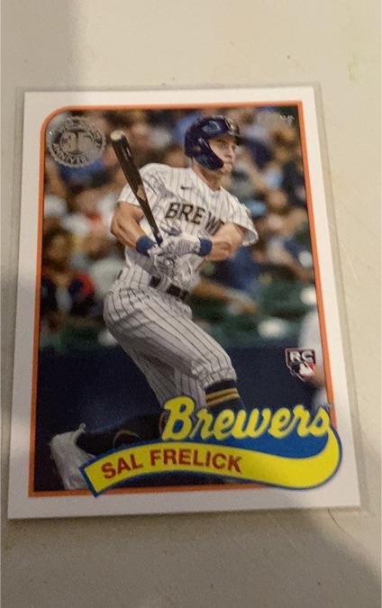 2024 Topps Series 1 1989 35th Anniversary #89B-9 Sal Frelick — front