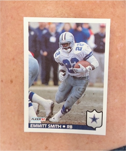 1992 Fleer #89 Emmitt Smith — front