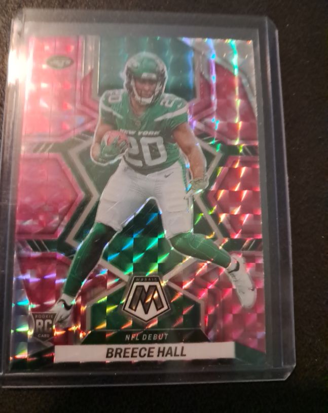 2022 Panini Mosaic #283 Breece Hall Rookie RC NFL Debut — front