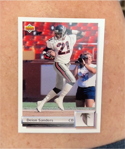 1992 Upper Deck Gold #G27 Deion Sanders — front