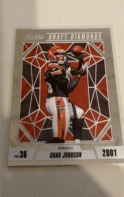 2024 Panini Absolute Draft Diamonds #DD-CJN Chad Johnson — front