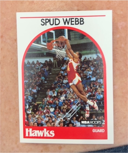 1989-90 NBA Hoops #115 Spud Webb — front