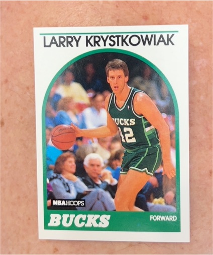 1989-90 NBA Hoops #258 Larry Krystkowiak — front