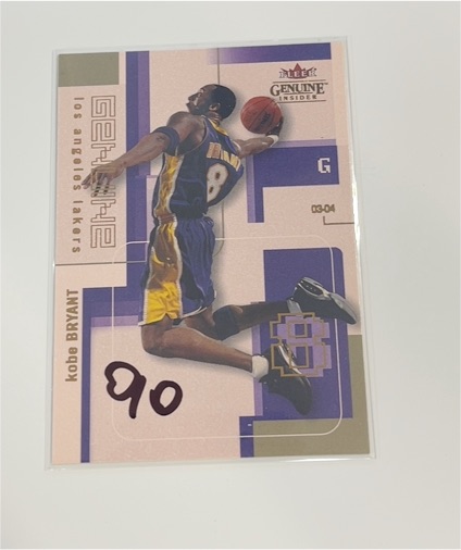 2003-04 Fleer Genuine Insider #22 Kobe Bryant — front