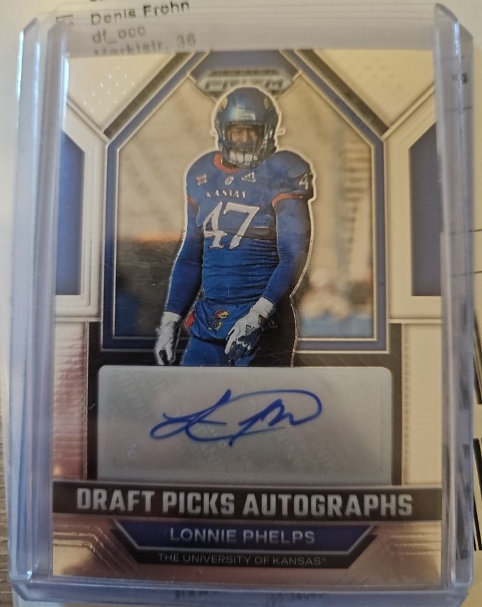 2023 Panini Prizm Draft Picks #DPA-LOP Lonnie Phelps — front