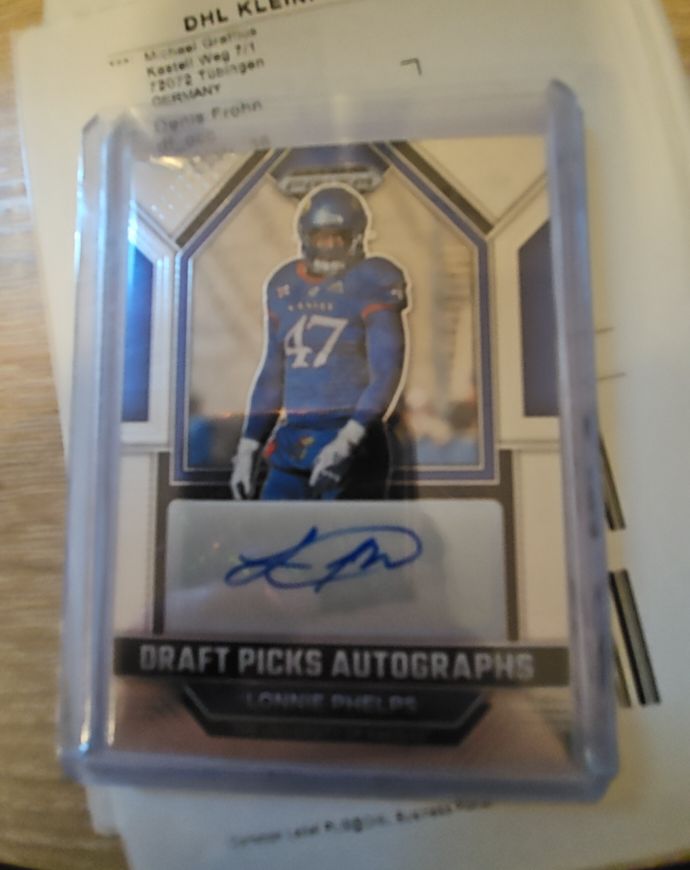 2023 Panini Prizm Draft Picks #DPA-LOP Lonnie Phelps — front