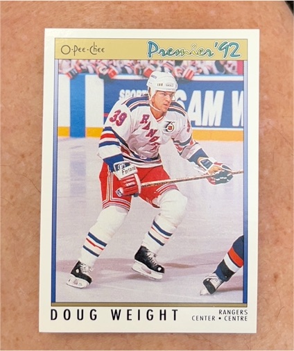 1991-92 O-Pee-Chee Premier #32 Doug Weight — front