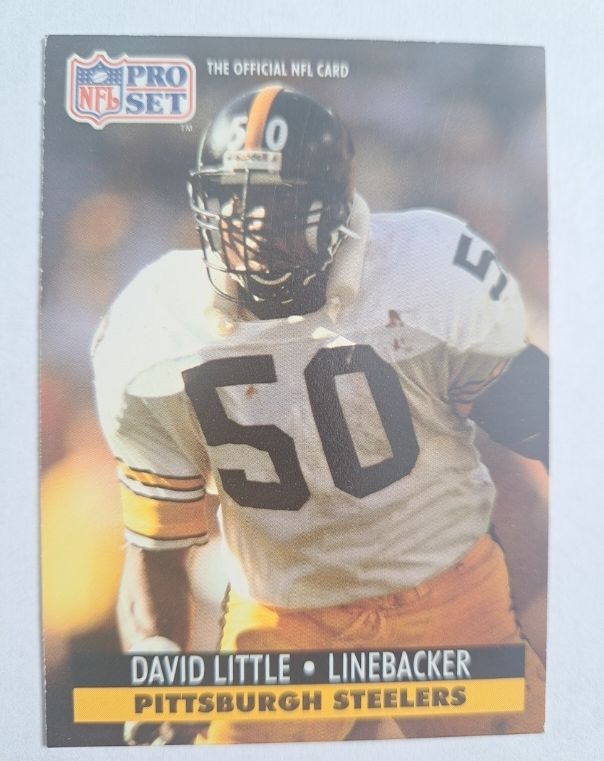 1991 Pro Set #635 David Little — front