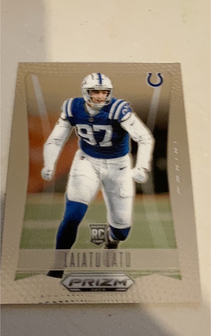 2024 Panini Prizm Deca #136 Laiatu Latu Rookie — front