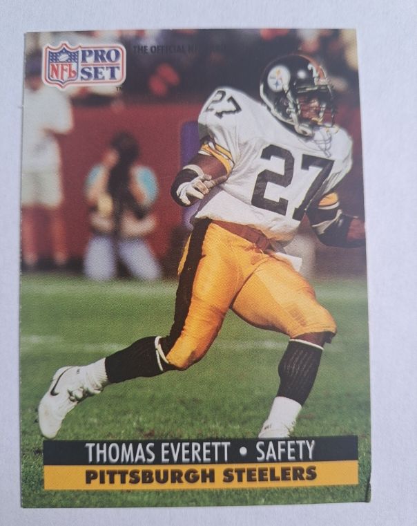 1991 Pro Set #632 Thomas Everett — front