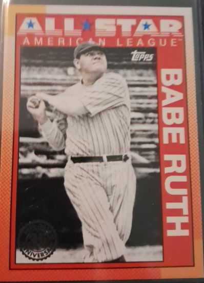2025 Topps #90AS-41 Babe Ruth 1990 Topps Baseball 35th Anniversary All-Stars — front