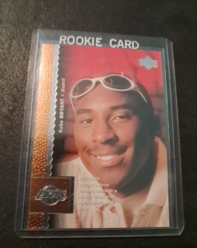 1996 Upper Deck #58 Kobe Bryant Rookie Card — front