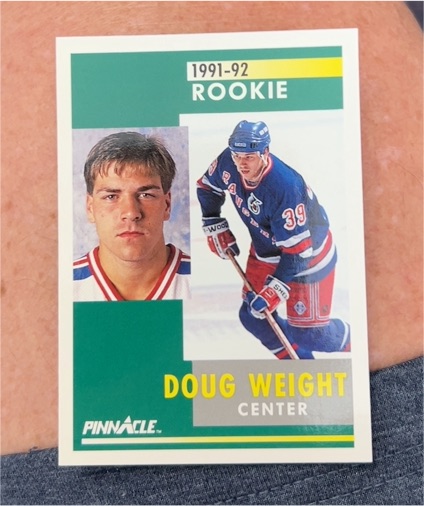 1991-92 Pinnacle #310 Doug Weight Rookie — front