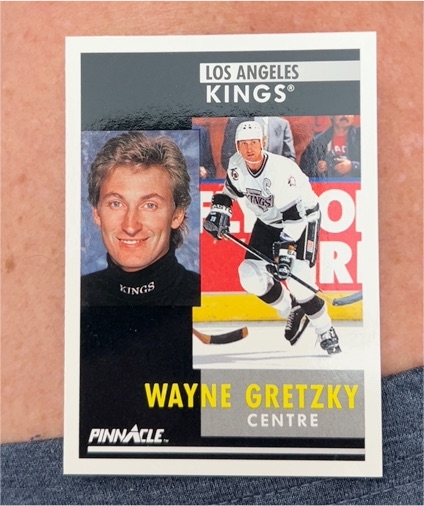 1991-92 Pinnacle #100 Wayne Gretzky Los Angeles Kings — front
