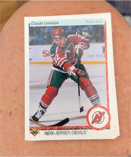 1990-91 Upper Deck #447 Claude Lemieux — front