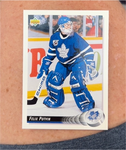 1992-93 Upper Deck #79 Felix Potvin — front