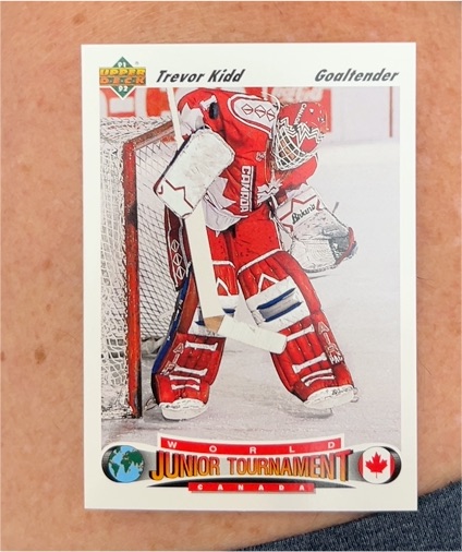 1991-92 Upper Deck #684 Trevor Kidd — front