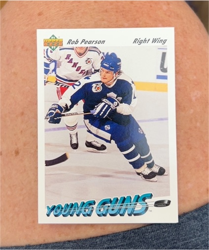 1991-92 Upper Deck #598 Rob Pearson — front